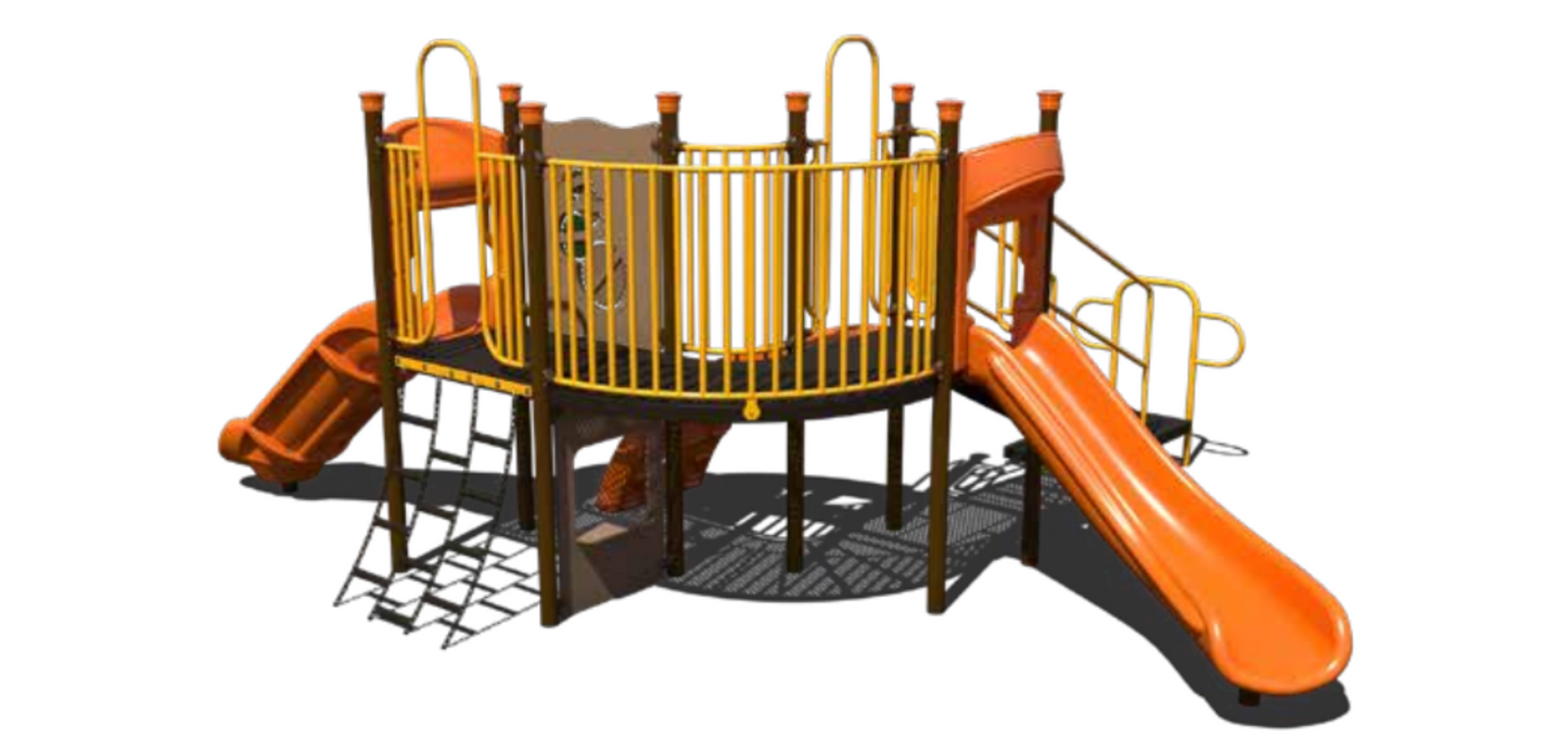 Child Works Playground Structures, Age: 2-12, ADA | CW-0034-1