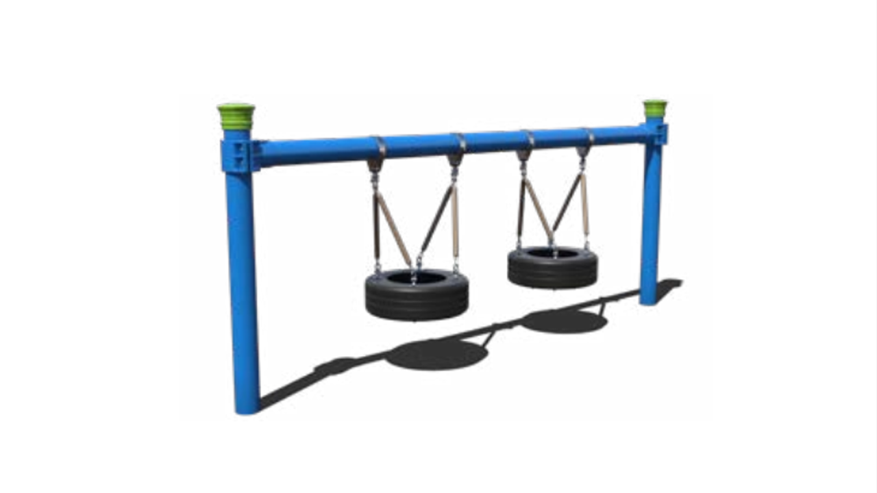 To Fro Glider Frame - Single 5in Post - 1-Bay - Generic Caps | TFR0692XX