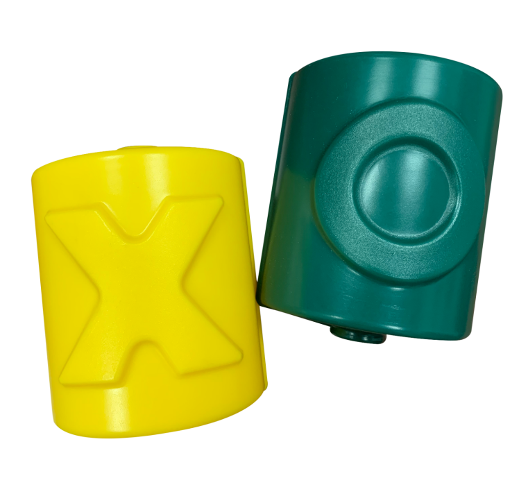 TTT9R -XO - Tic-Tac-Toe 9 Piece EMBOSSED - NEW STYLE | SPI0272