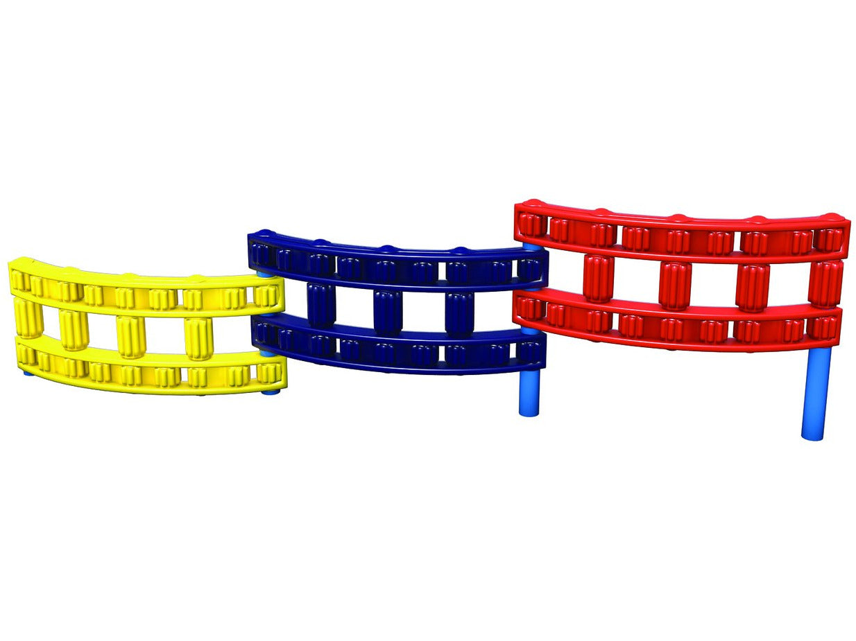 3 -Section Chain Link Wall | TFR08456XX