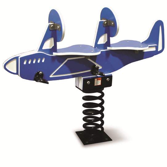 Airplane 2-Seat Spring Rider | SPR-00002