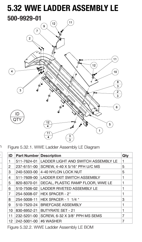 WWE Ramp Riveted Part 510-7506-02 by Stern Pinball - LittleWonders