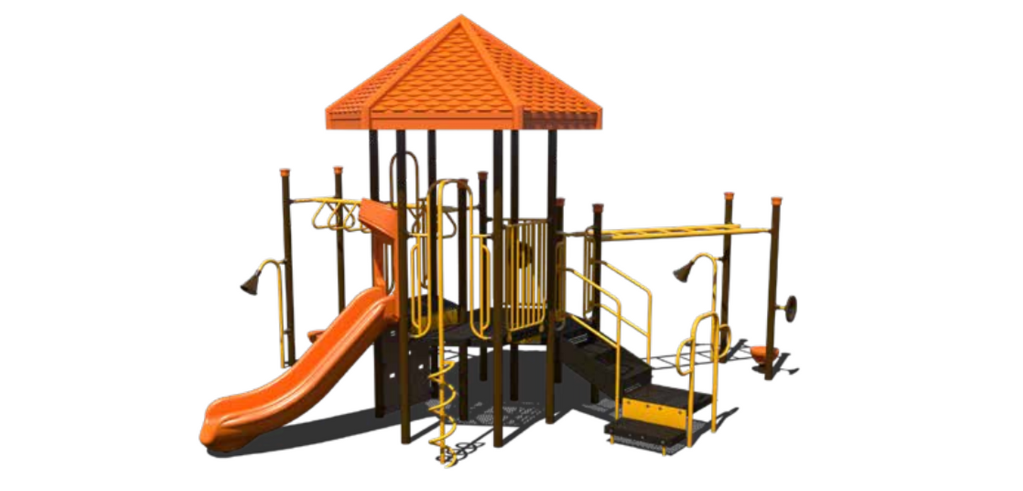 Child Works Playground Structures, Age: 5-12, ADA | CW-0056