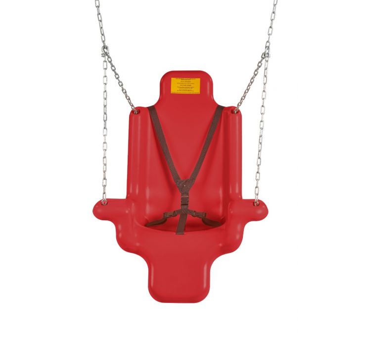 Dk. Red Complete Large Adaptive Seat (Seat, harness, eyebolts, and chain ) | ADP-10-DR
