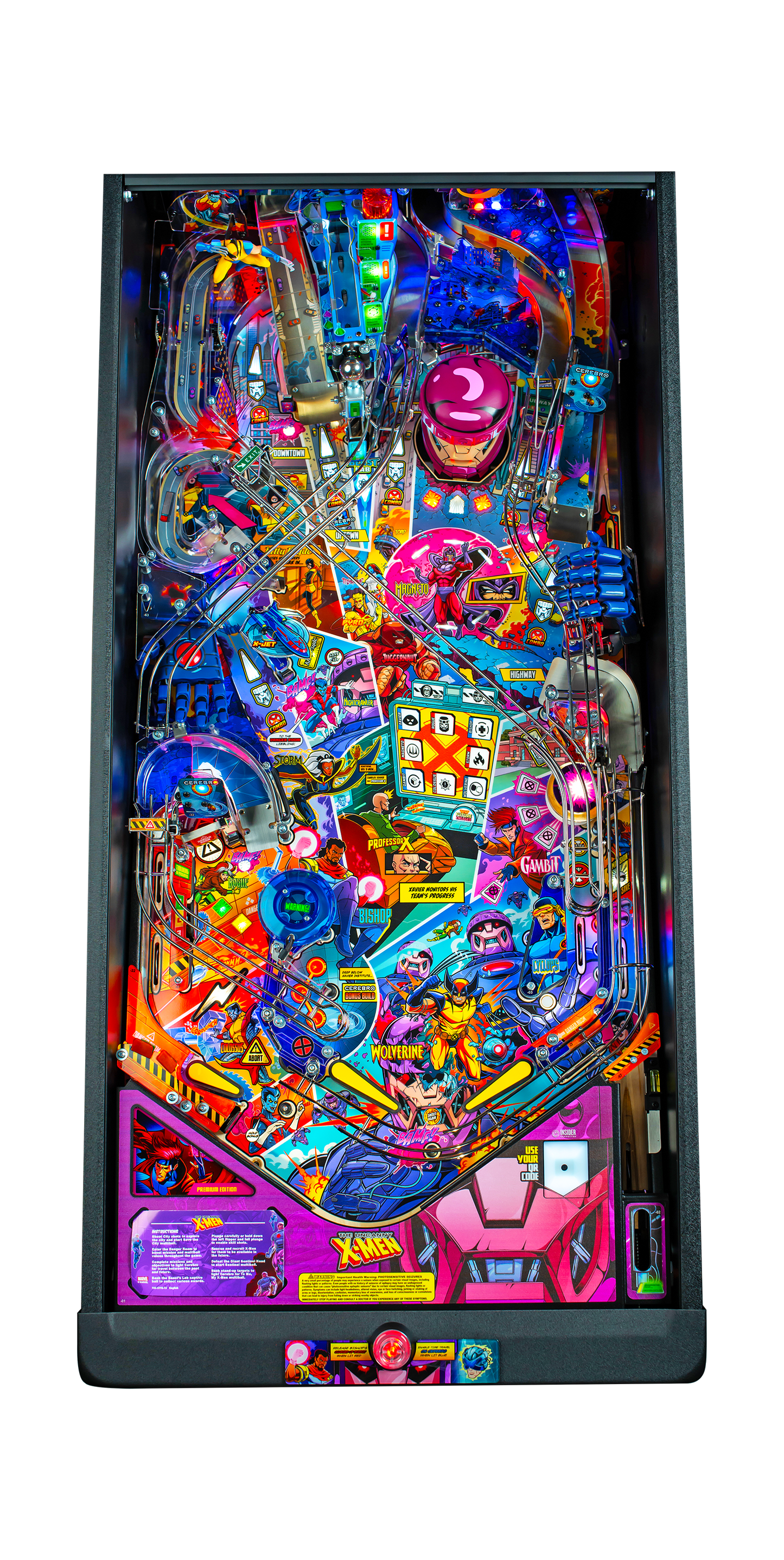 The Uncanny X-Men Premium Pinball By Stern - LittleWonders