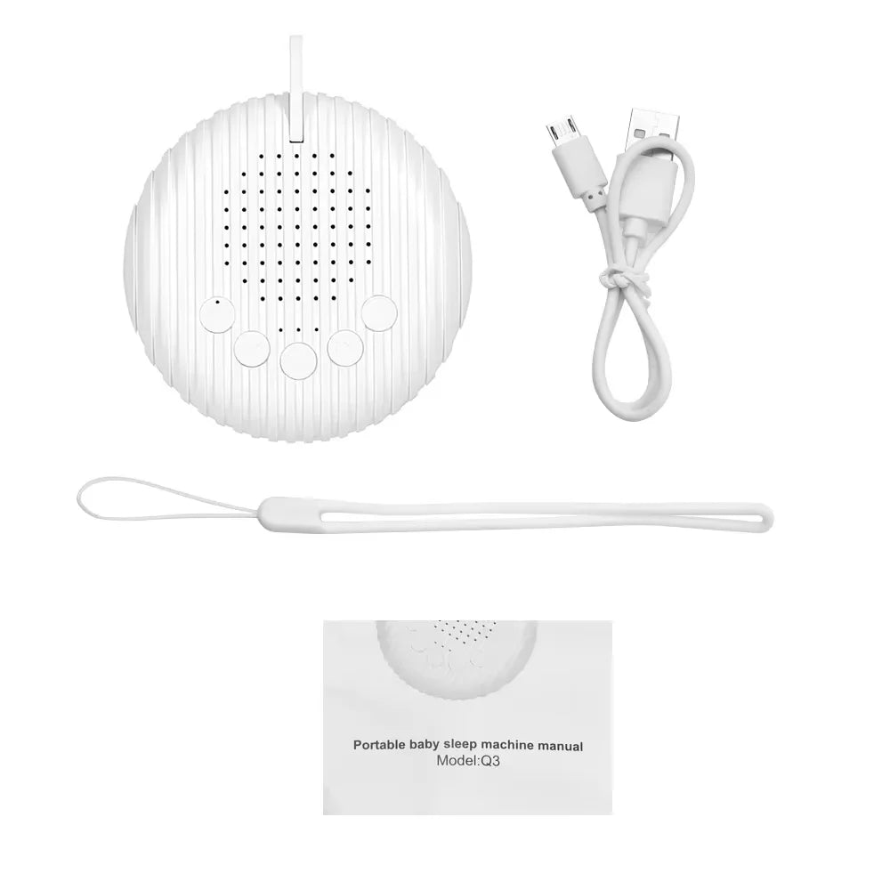 SnoozeNest™ – Draagbare White Noise Machine voor Ononderbroken Slaap - LittleWonders