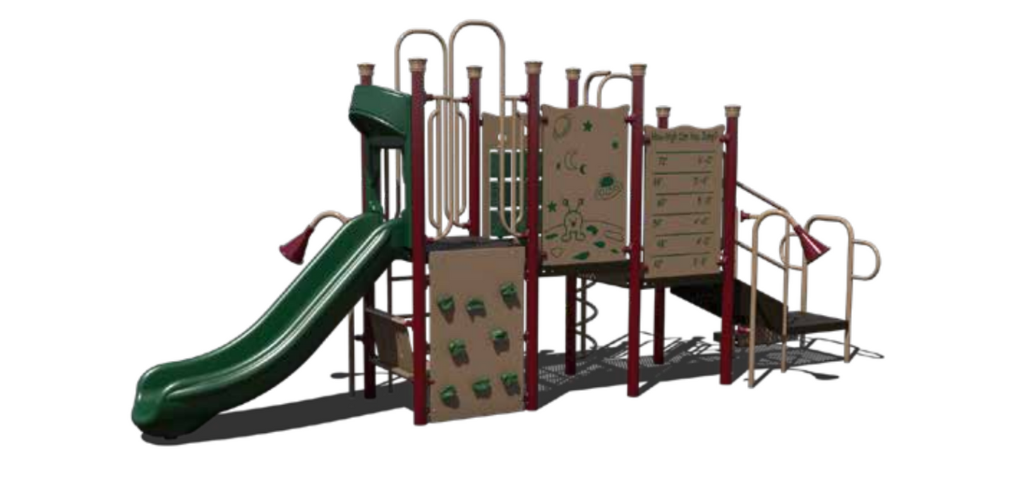 Child Works Playground Structures, Age: 2-5 , ADA| CW-0078