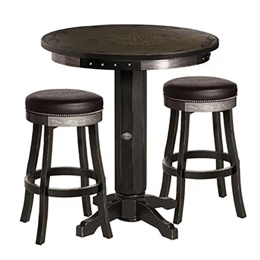 Harley-Davidson Bar & Shield Flames Pub Table & Barstools - LittleWonders