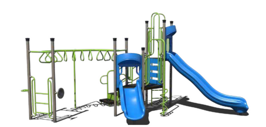 Child Works  Playground Structures, Age: 5-12, ADA | CW-0054