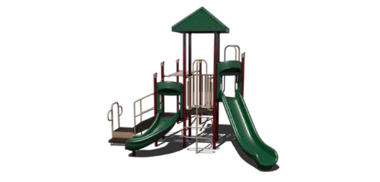 QUICK SHIP - Child Works  Playground Structures, Age:  5-12, ADA | PS3-32207