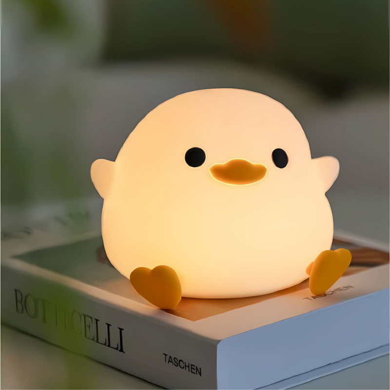 QuackGlow™ – Knijpbare Nachtlamp voor de Kleintjes - LittleWonders