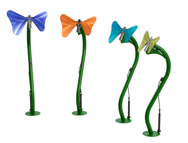 TL - Turquoise Butterfly - Inground Mount | BFLY-T-IG-SRP