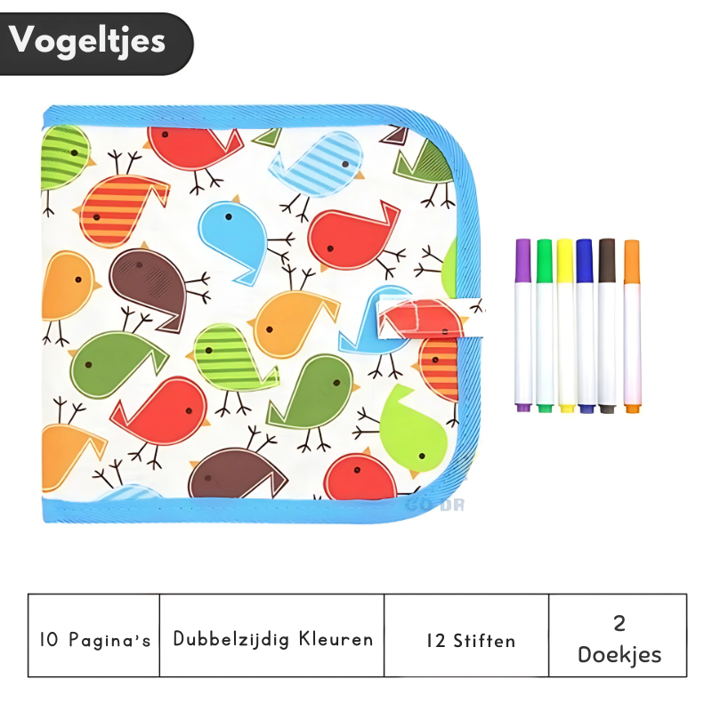 DoodleBook™ – Herbruikbaar Doodle Boek - LittleWonders