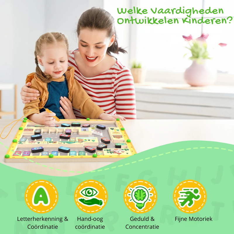 MagnaMaze™ – Educatief Magnetisch Doolhof - LittleWonders