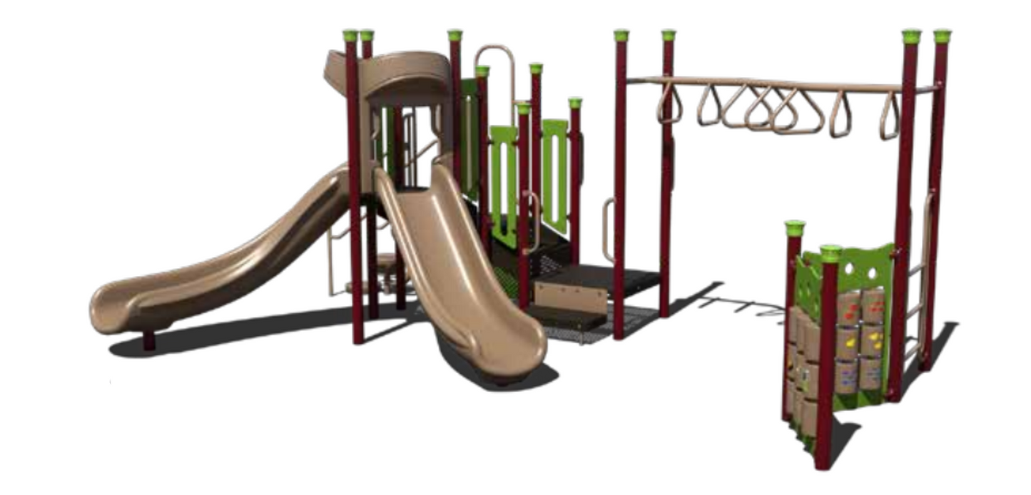 Child Works  Playground Structures, Age:  5-12, ADA | CW-0058