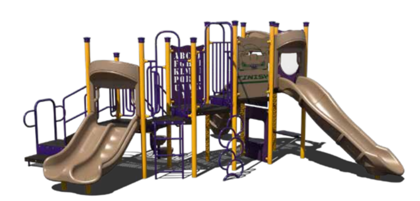 Child Works  Playground Structures, Age:  2-12, ADA | CW-0062