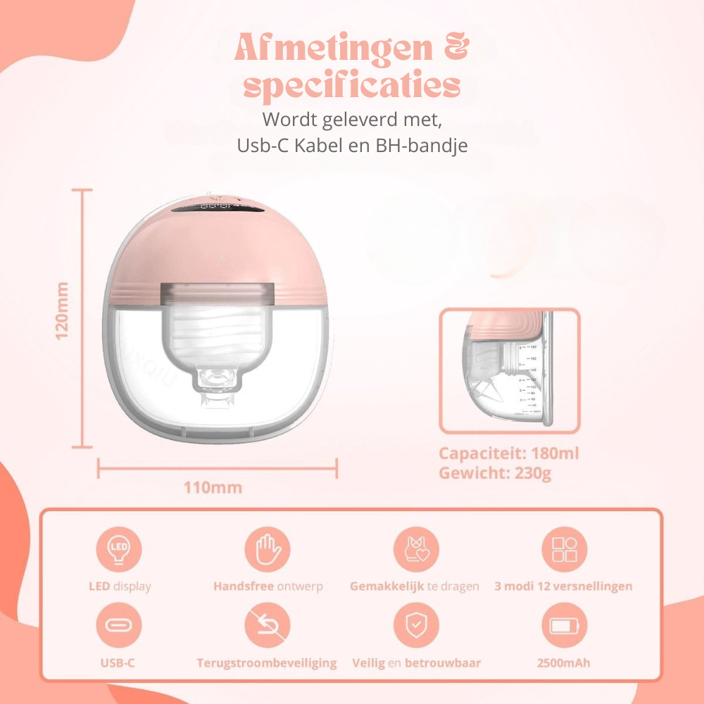 MomEase™ –  Handsfree Borstkolf - LittleWonders