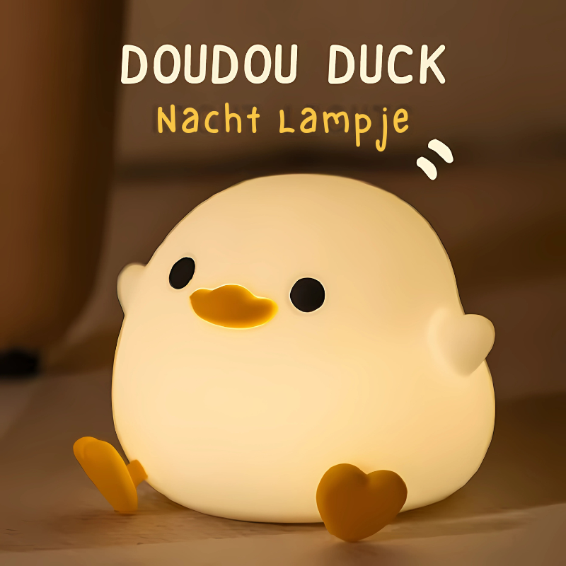 QuackGlow™ – Knijpbare Nachtlamp voor de Kleintjes - LittleWonders