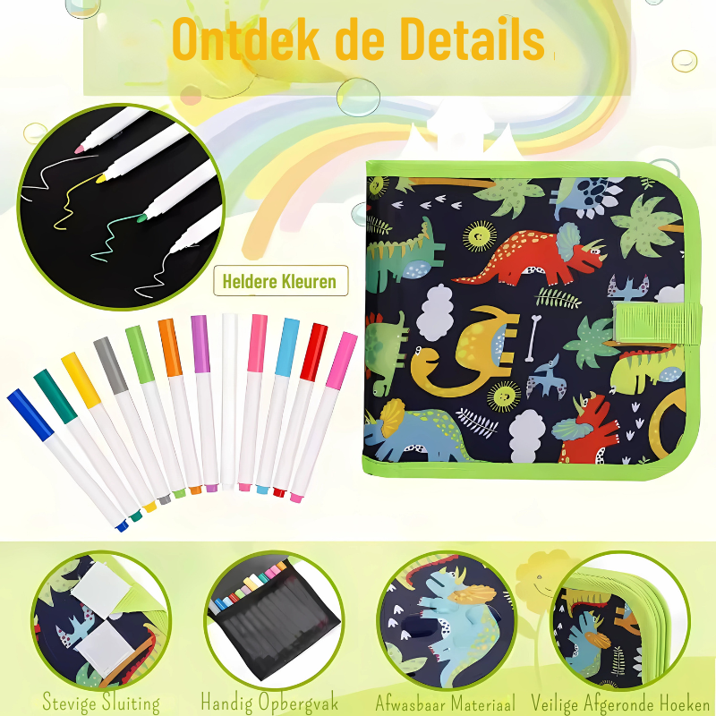 DoodleBook™ – Herbruikbaar Doodle Boek - LittleWonders