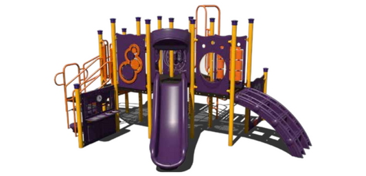 Child Works  Playground Structures, Age:  2-12,  ADA | CW-0038-1