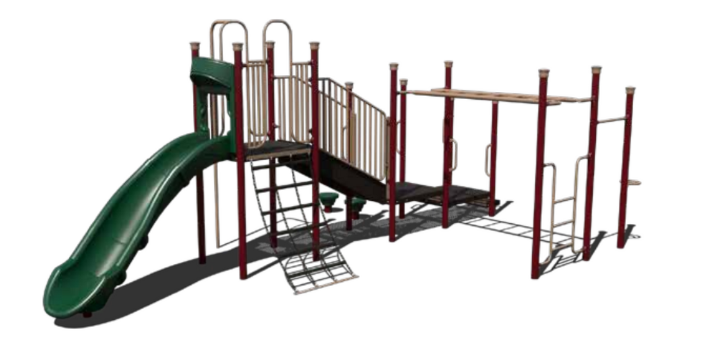 Child Works  Playground Structures, Age:  5-12, ADA | CW-0063-1