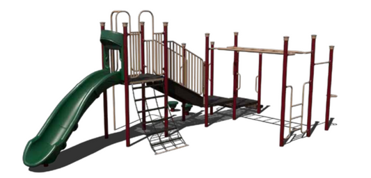 Child Works  Playground Structures, Age:  5-12, ADA | CW-0063-1