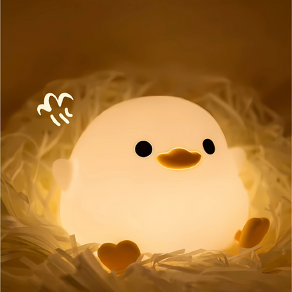 QuackGlow™ – Knijpbare Nachtlamp voor de Kleintjes - LittleWonders