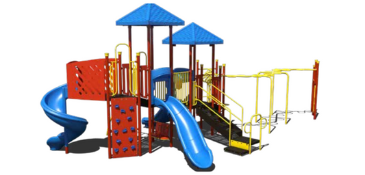 Child Works  Playground Structures, Age:  5-12 , ADA | CW-0050-1