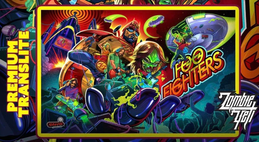 Foo Fighters Premium Translite by Stern Pinball - LittleWonders