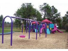 5" Arched Frame Tire Swing - 3 Bay |90015993XX