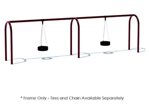 5" Arched Frame Tire Swing - 2 Bay | 90015992XX
