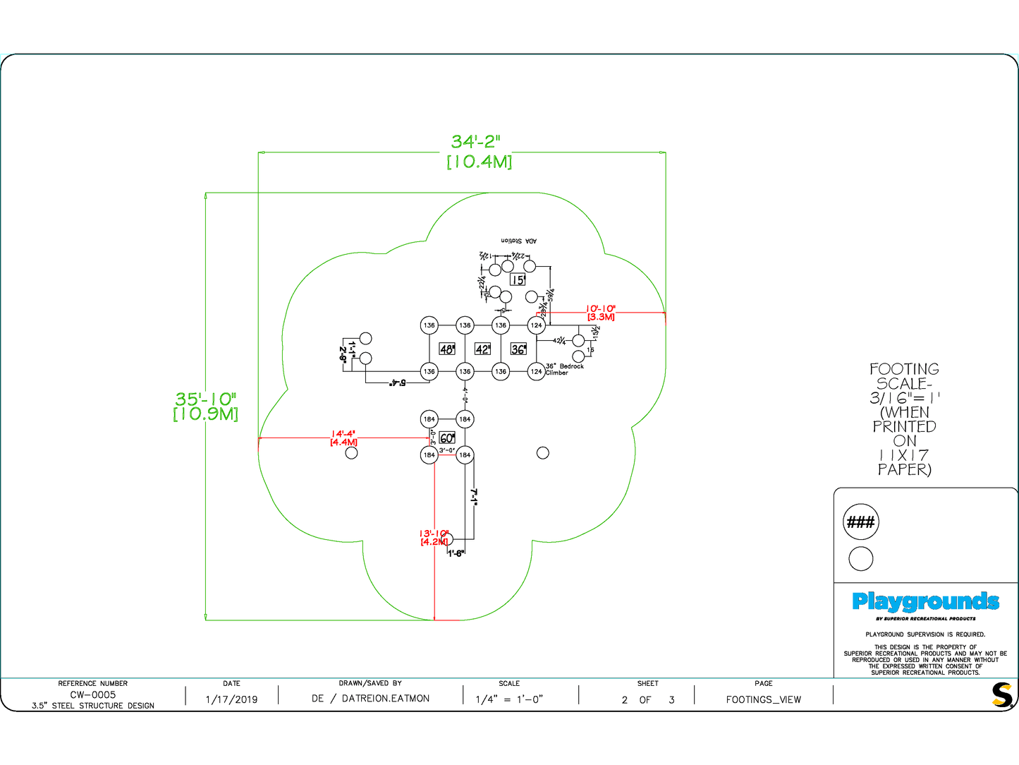 Child Works  Playground Structures, Age:  2-12, ADA | CW-0005
