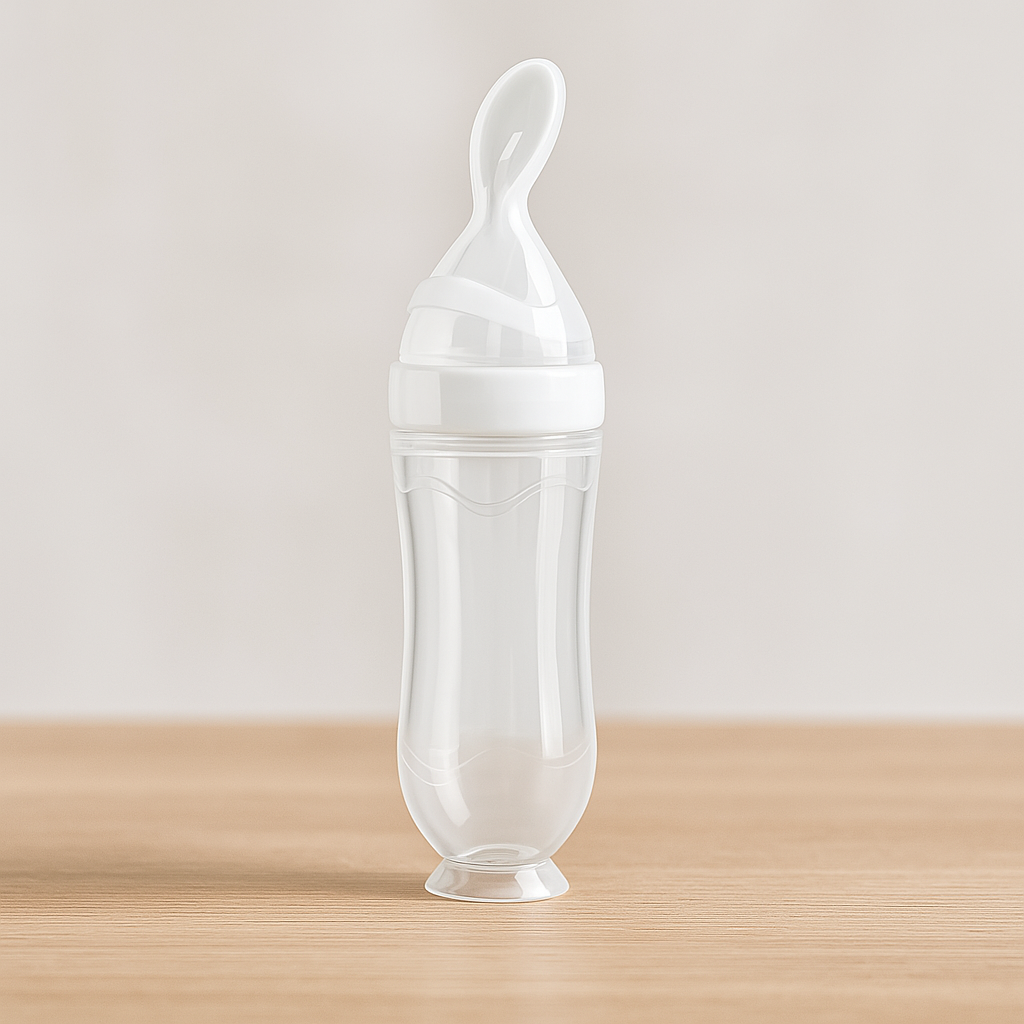 BabySpoon™ –  Siliconen Fles met Lepel - LittleWonders