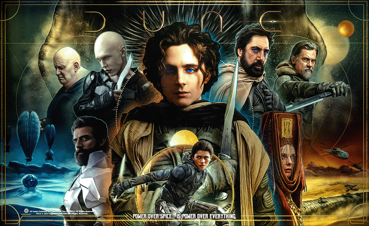 DUNE Pinball Machine by Barrels of Fun Pinball - LittleWonders