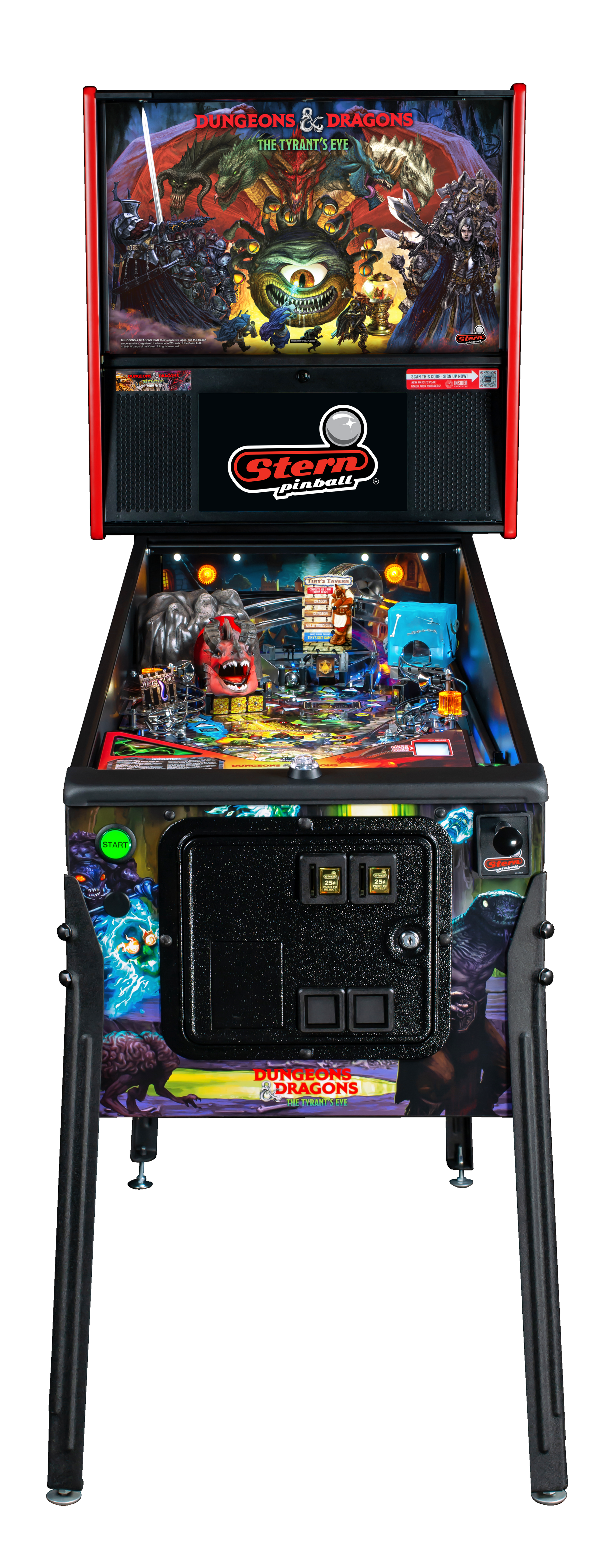 Dungeons and Dragons Premium Pinball By Stern - LittleWonders