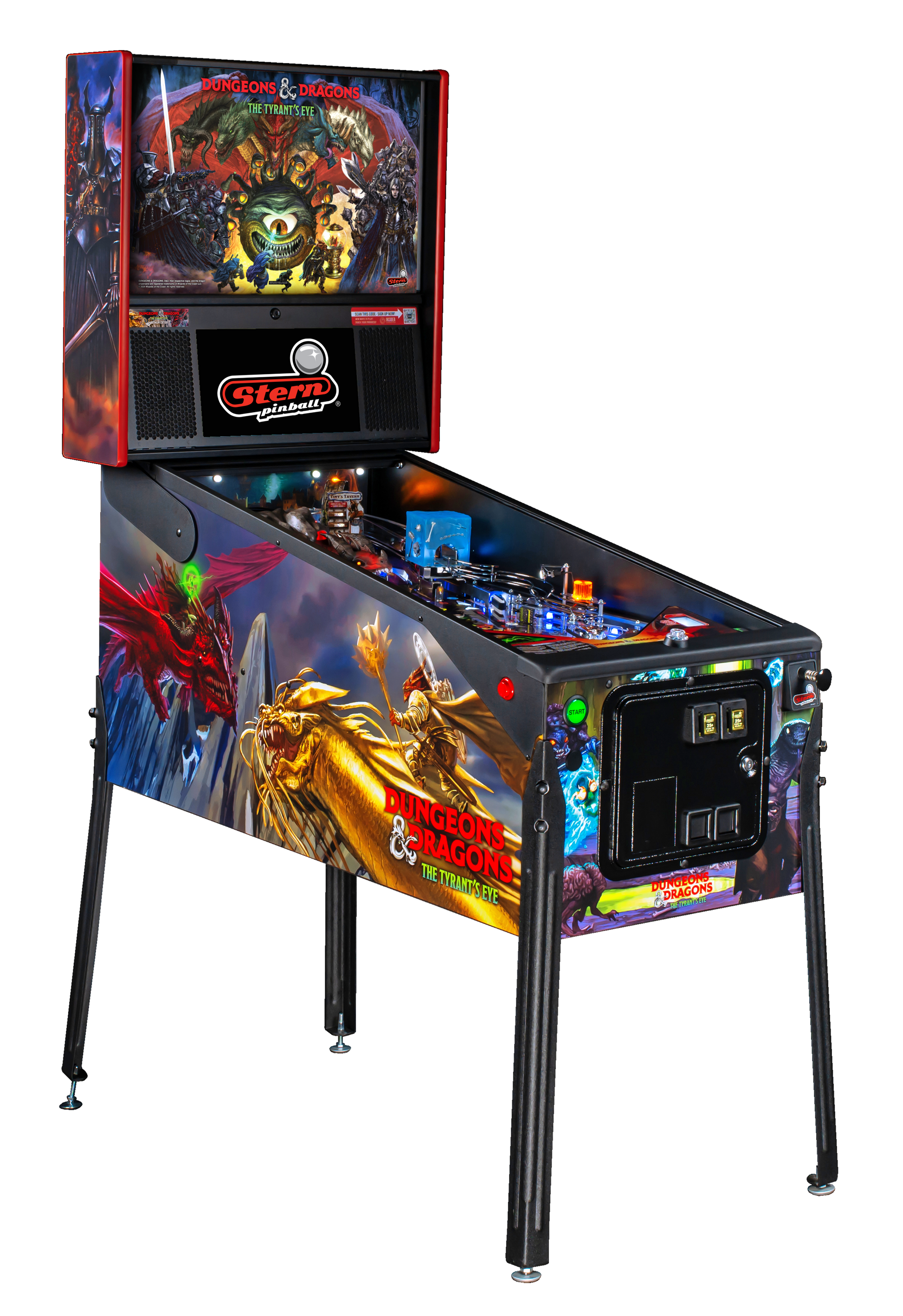 Dungeons and Dragons Premium Pinball By Stern - LittleWonders