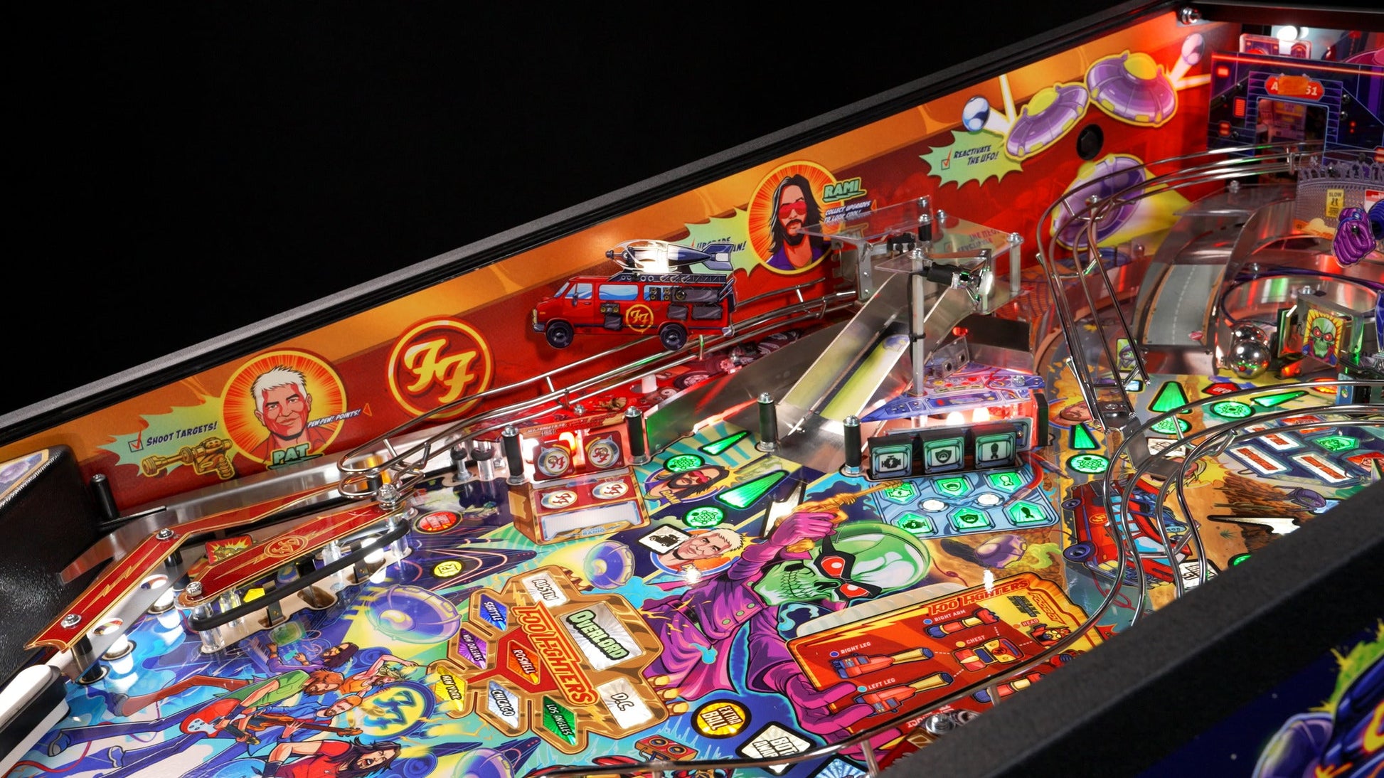 Foo Fighters Pro Inside Art Blades by Stern Pinball - LittleWonders