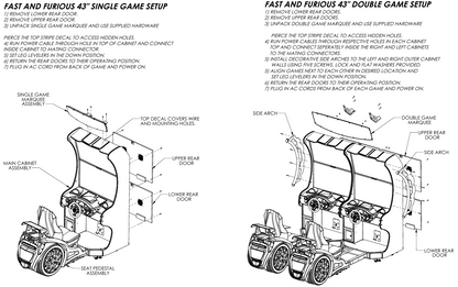Fast & Furious Arcade 43" - LittleWonders