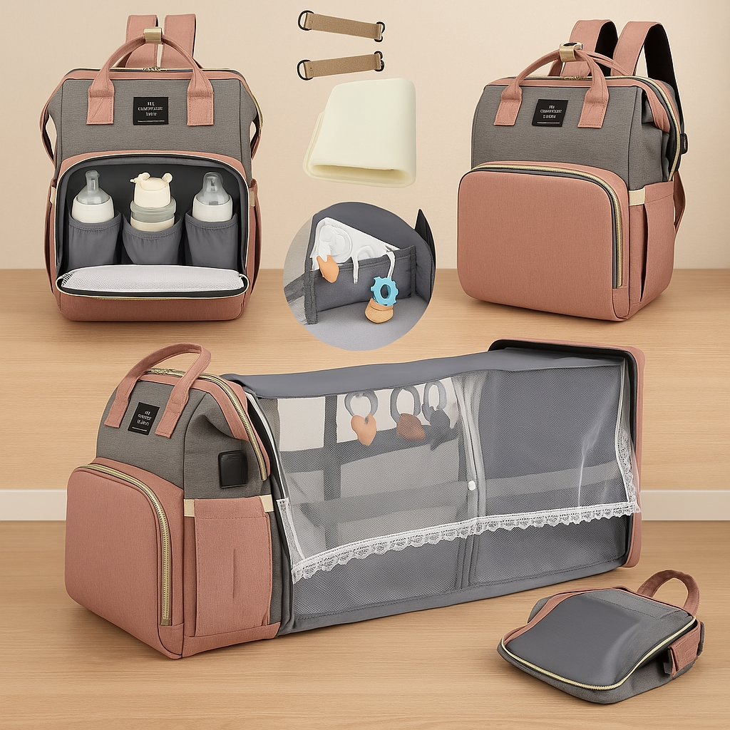 CarryNest™ – Luxe Verzorgingsrugzak - LittleWonders