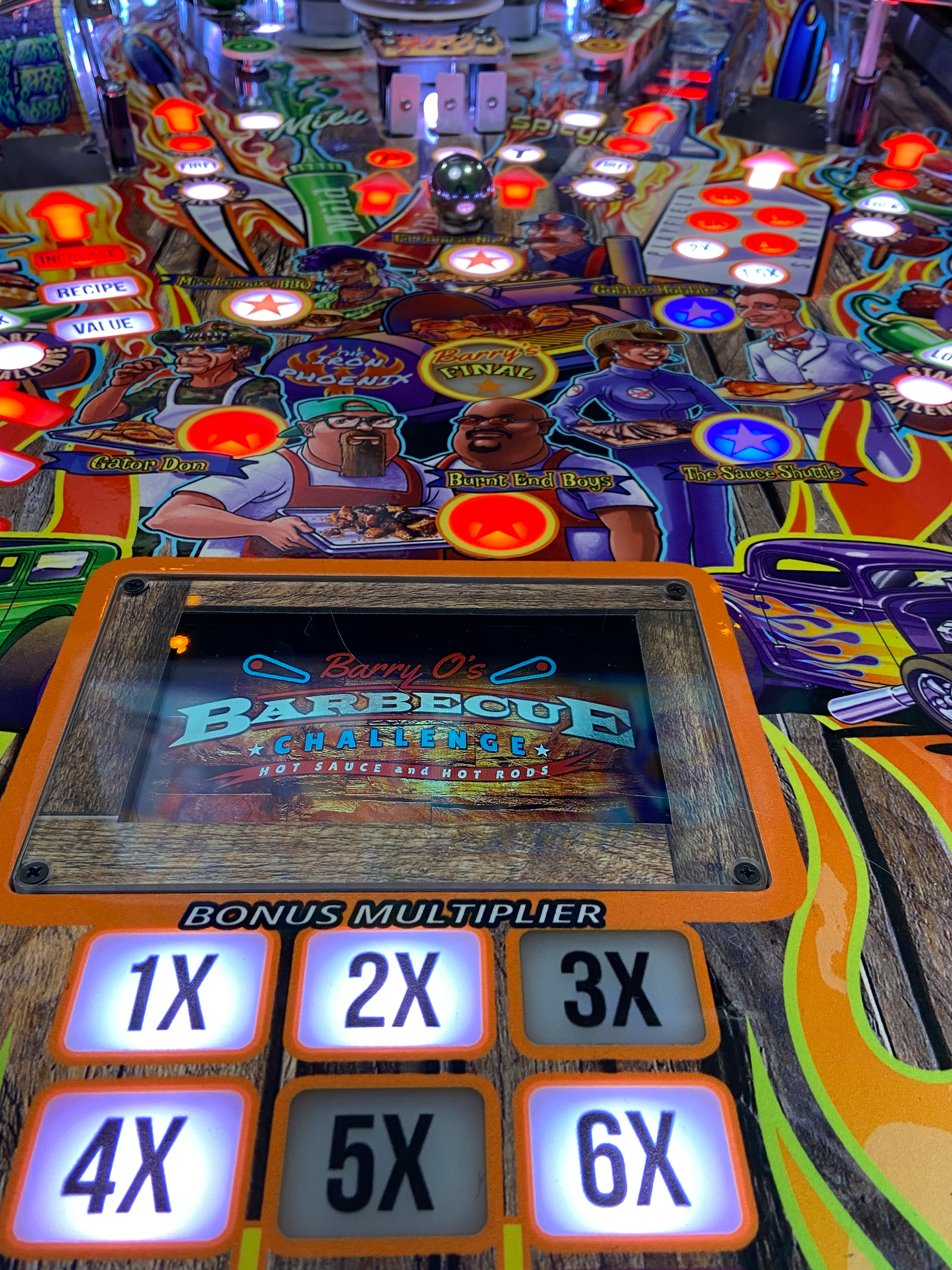 Barry O's Barbecue Challenge BBQ Limited Edition by American Pinball - LittleWonders
