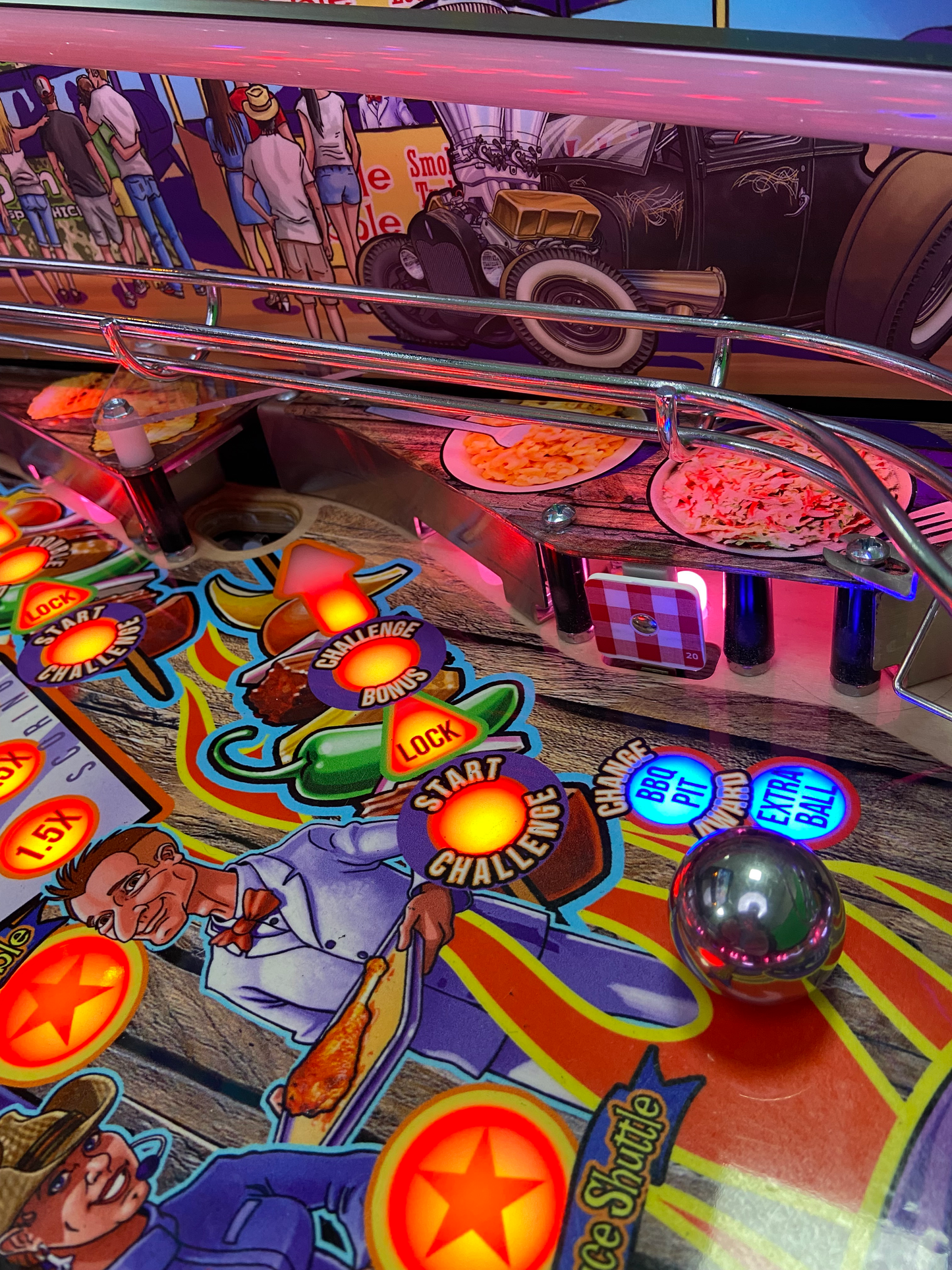 Barry O's Barbecue Challenge BBQ Limited Edition by American Pinball - LittleWonders