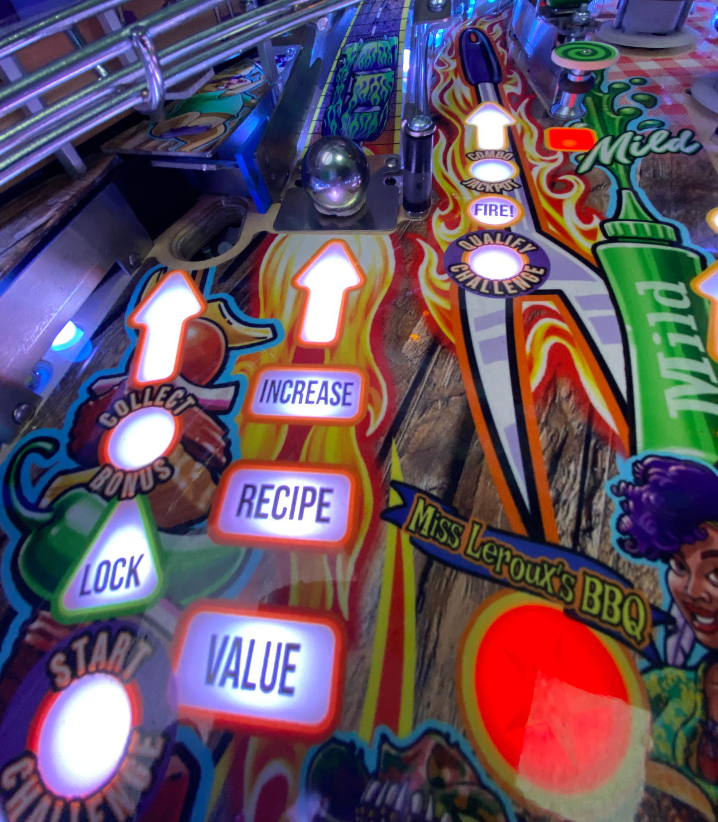 Barry O's Barbecue Challenge BBQ Limited Edition by American Pinball - LittleWonders