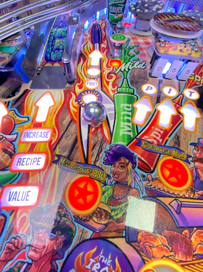 Barry O's Barbecue Challenge BBQ Limited Edition by American Pinball - LittleWonders