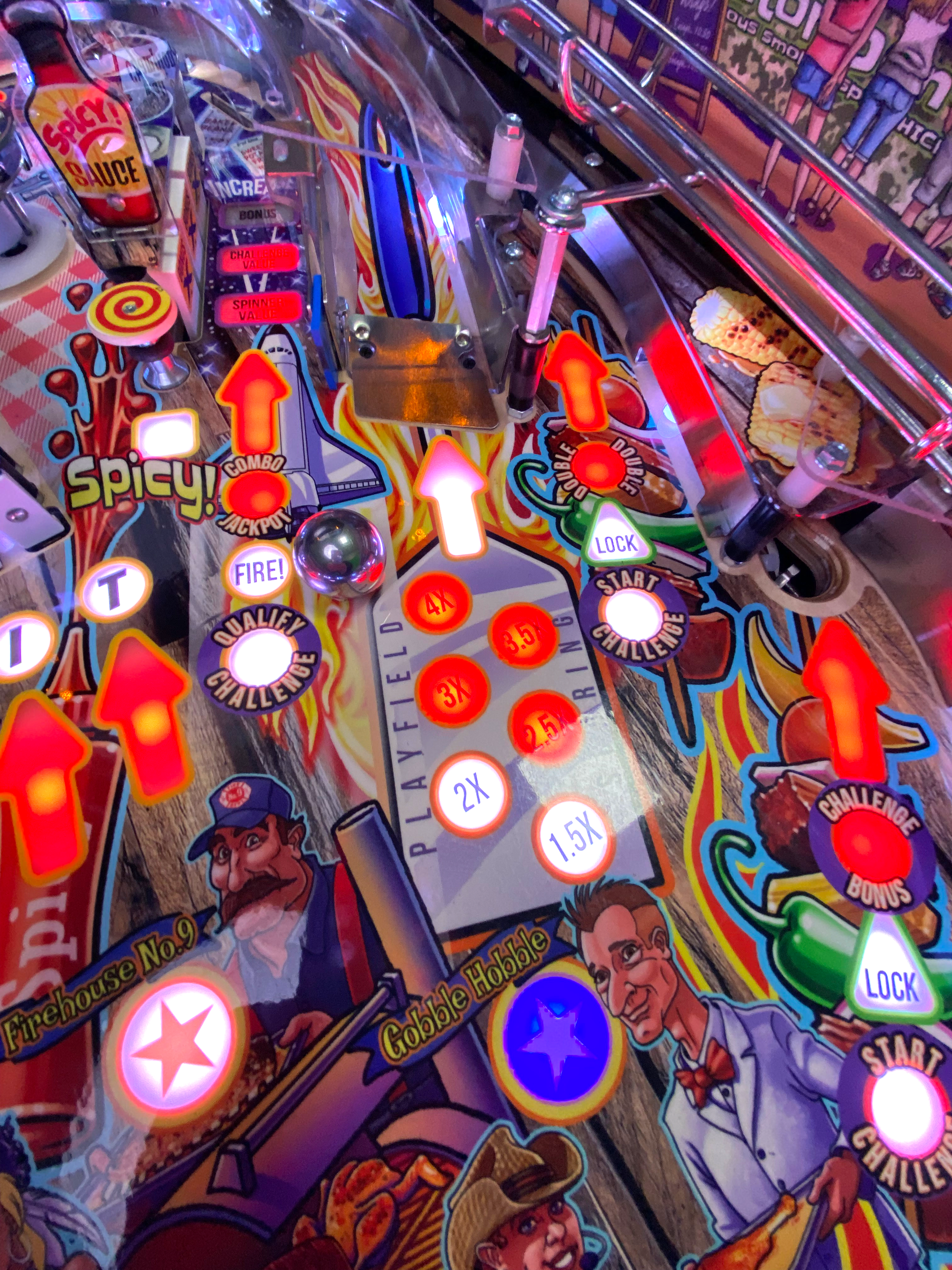 Barry O's Barbecue Challenge BBQ Limited Edition by American Pinball - LittleWonders