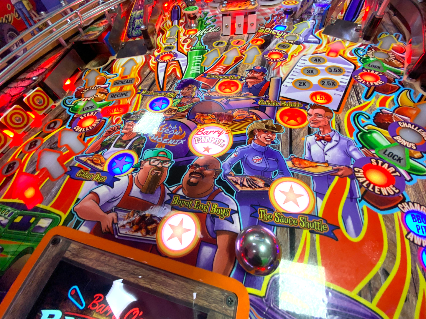Barry O's Barbecue Challenge BBQ Limited Edition by American Pinball - LittleWonders
