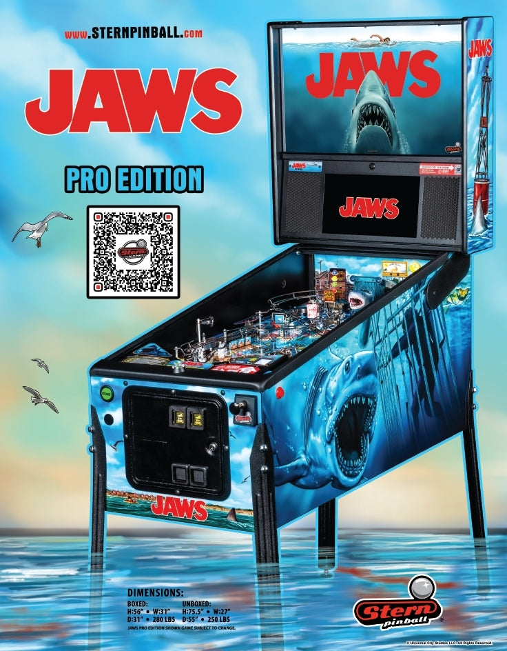 Jaws Pro Pinball By Stern - LittleWonders