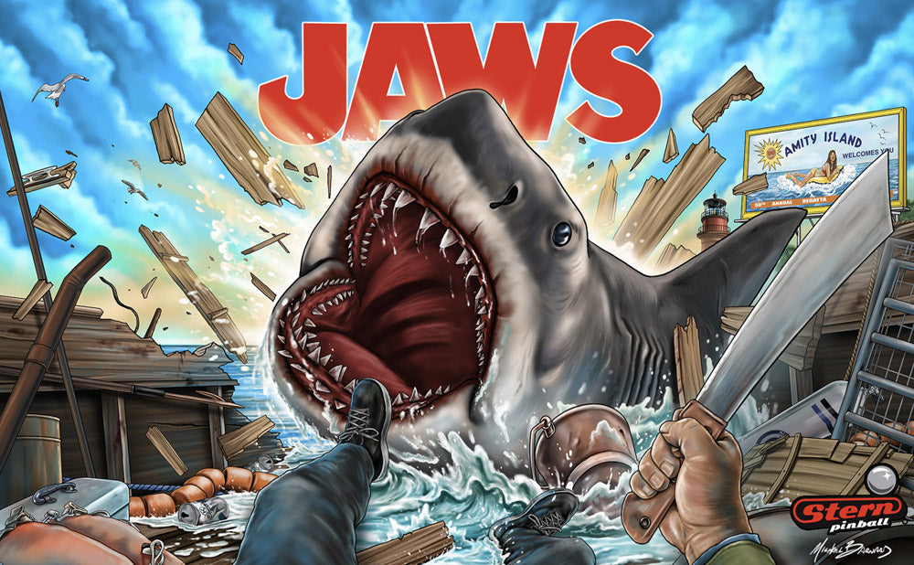 Jaws Premium Translite by Stern Pinball - LittleWonders