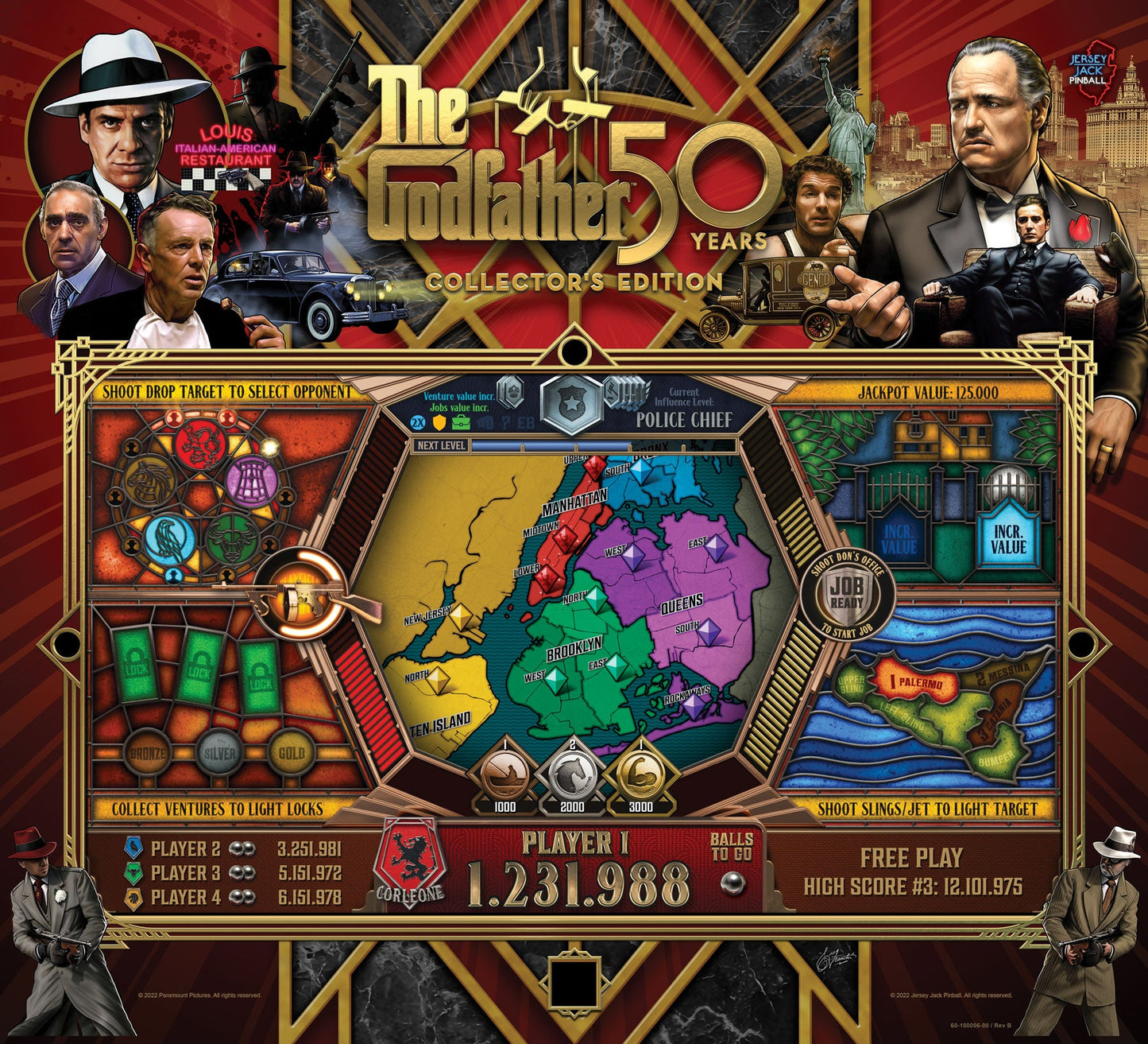 The Godfather Pinball CE By Jersey Jack Pinball - LittleWonders