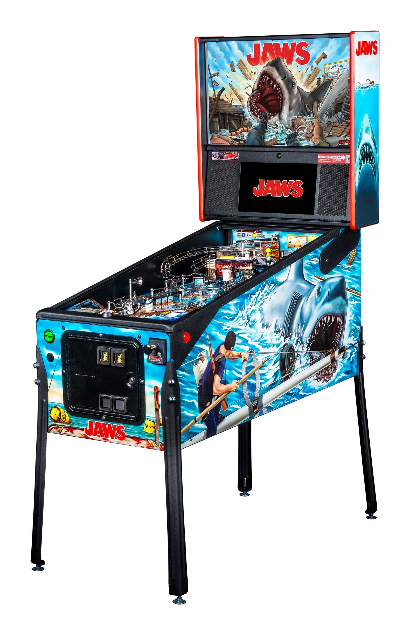Jaws Premium Pinball By Stern - LittleWonders
