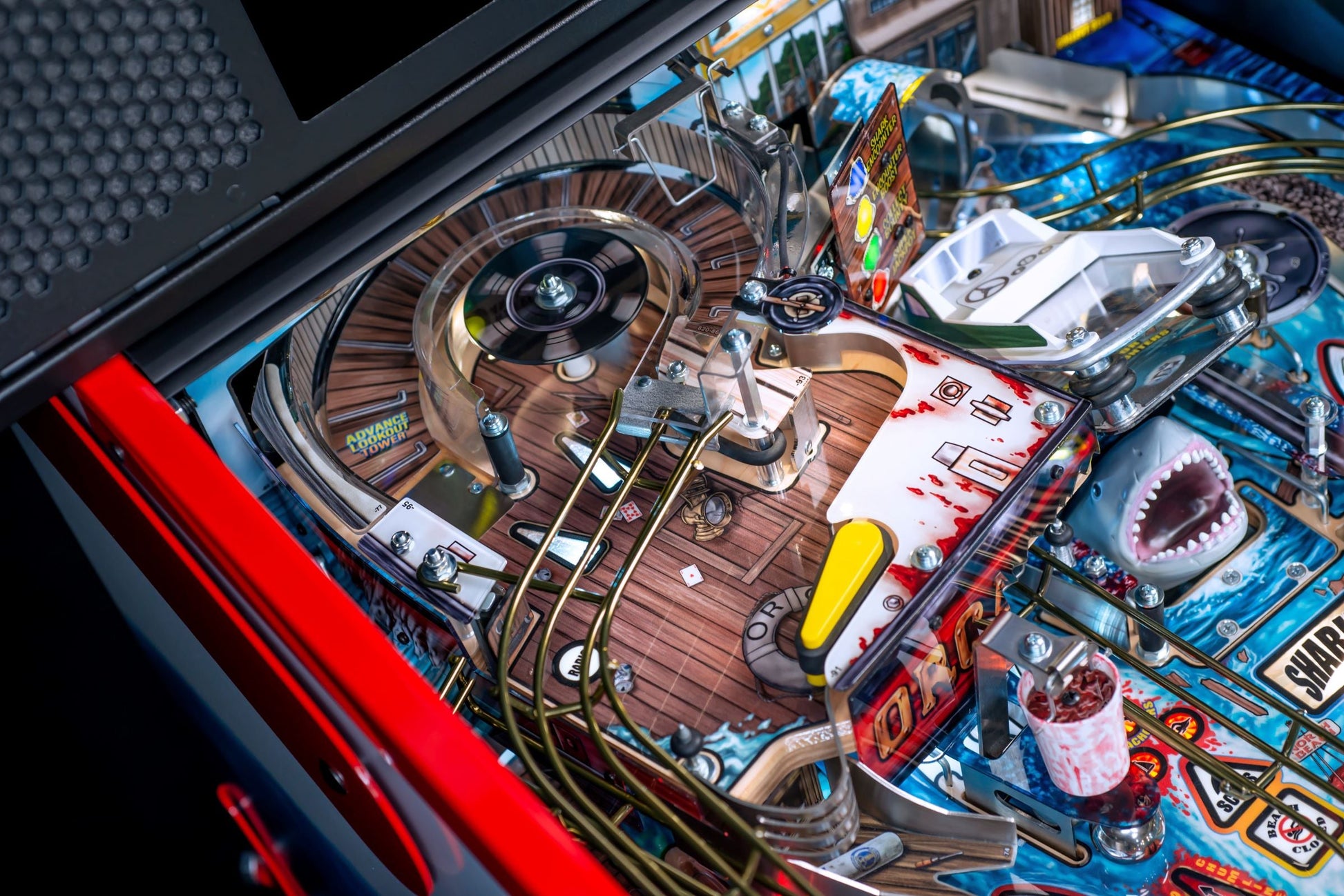 Jaws 50th Anniversary Edition Premium Pinball By Stern - LittleWonders